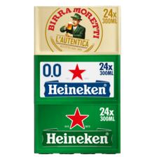 Heineken, Heineken 0.0% of Birra Moretti 